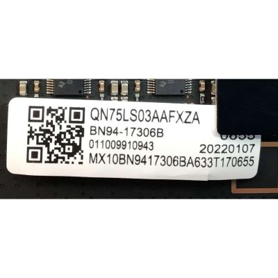 MAIN PARA SMART TV SAMSUNG QLED 4K RESOLUCIÓN ( 3840 x 2160 ) UHD CON HDR / NUMERO DE PARTE BN94-17306B / BN97-19229T / BN9417306B / 011009910943 / 20220107 / MODELO QN75LS03AAFXZA CA01 - Imagen 2